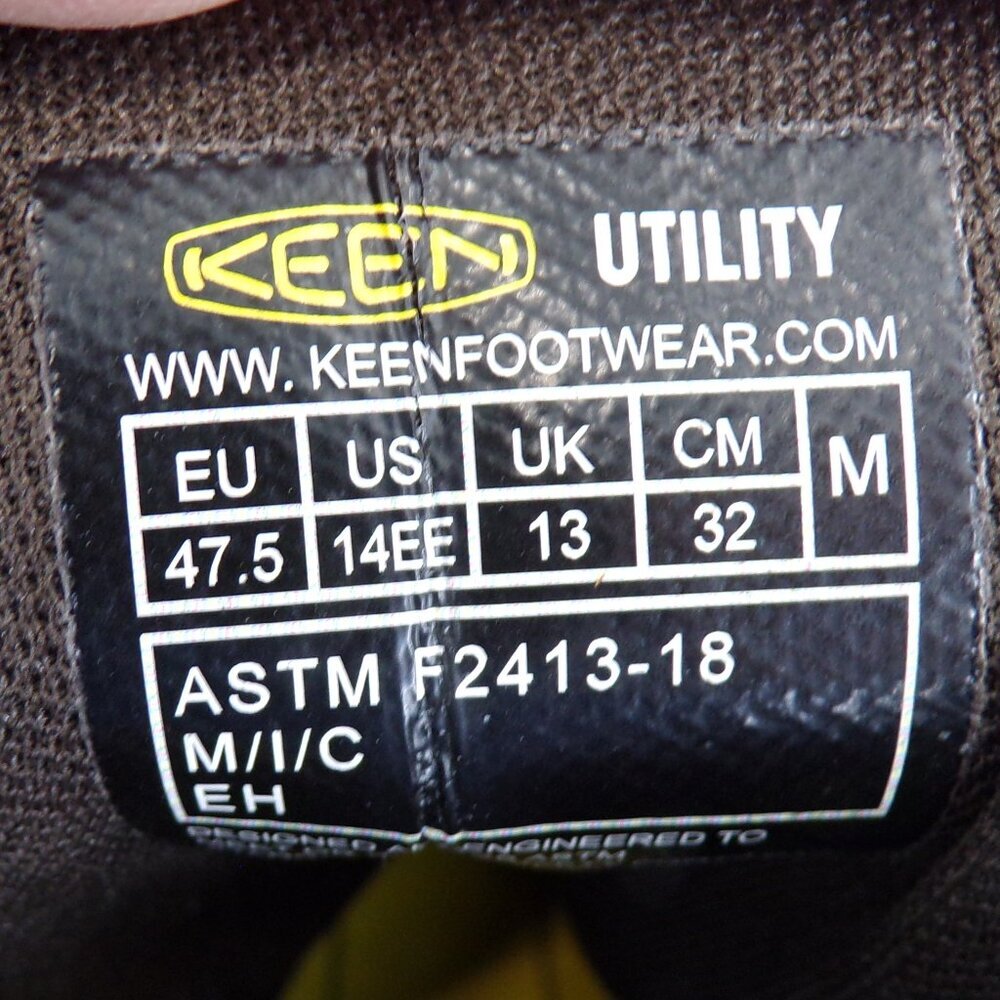 Keen Utility Cincinnati Men's Carbon Toe 8" Work Boot Size 14 - Picture 16 of 16